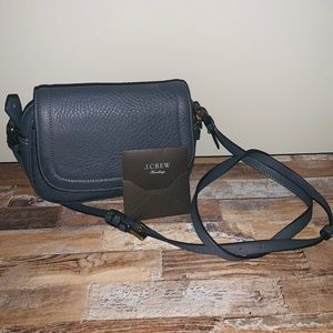 J. CREW grey over the shoulder handbag